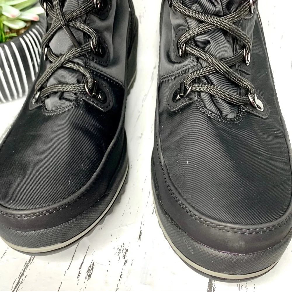 COUGAR Layne Black Waterproof Wedge Winter Boots, 10